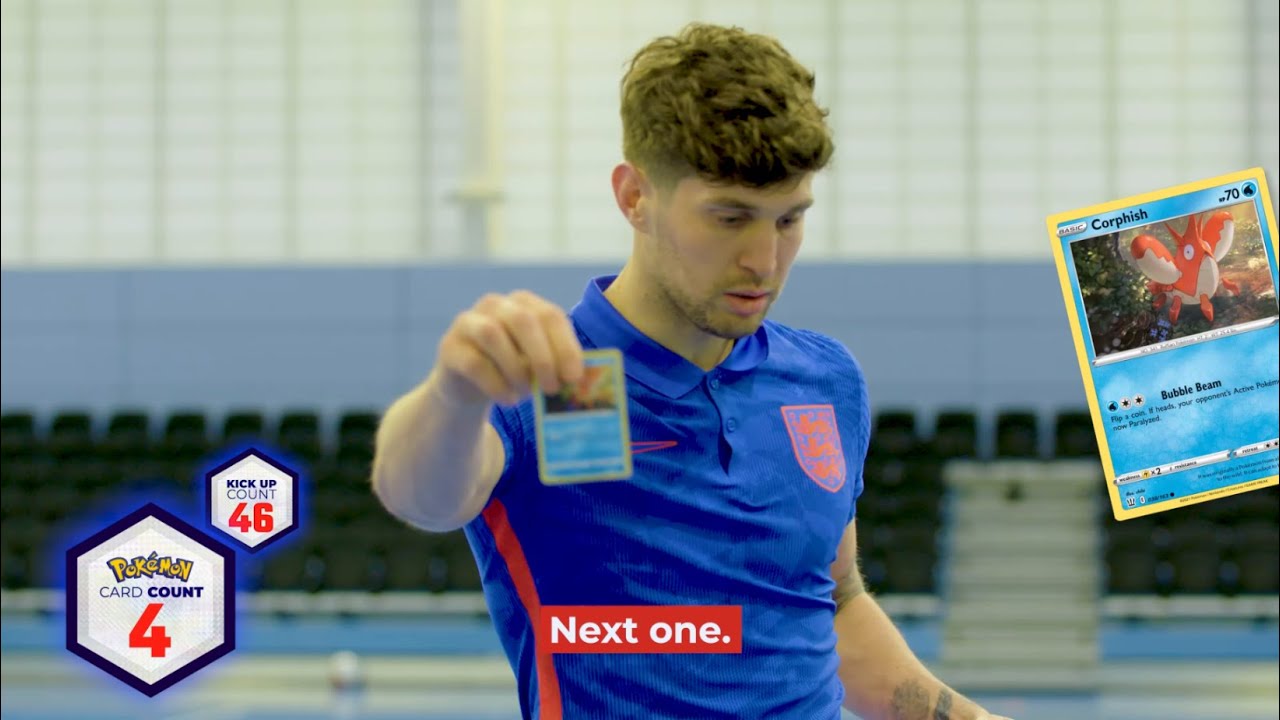 UK: John Stones vs #PokemonTCG Kick Up Challenge
