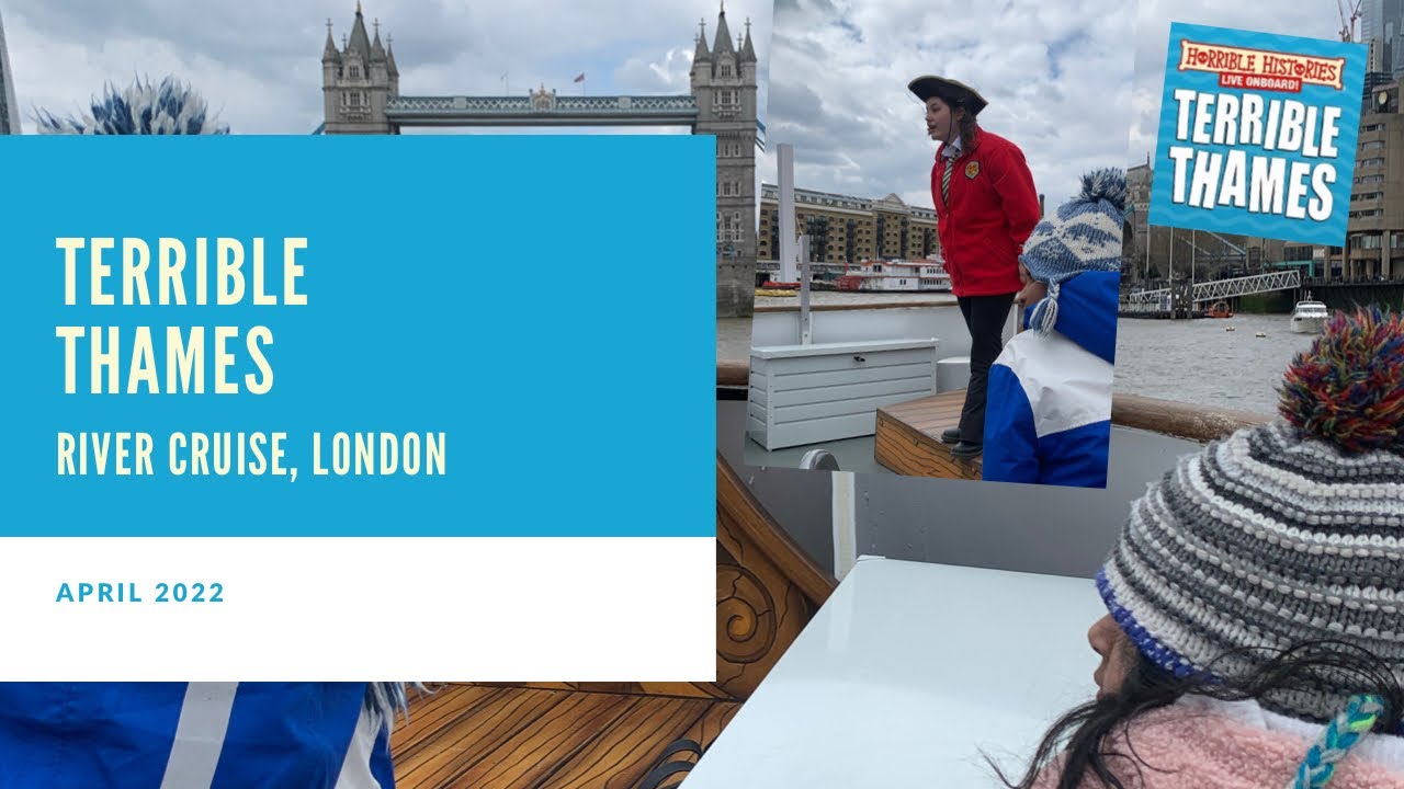 Terrible Thames Boat Ride - Horrible Histories - Tower Bridge London - April 2022