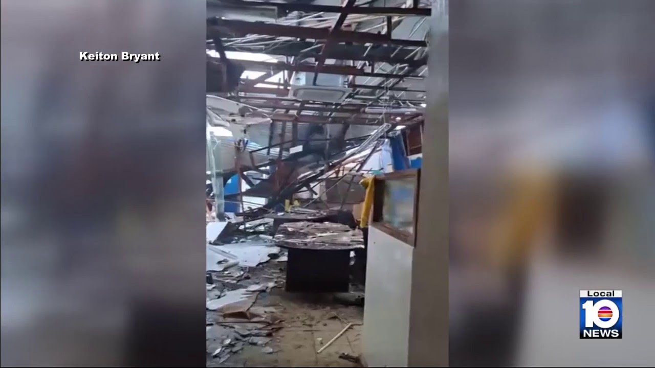 Ураган Мелисса разрушил здания в приходе Сент-Элизабет на Ямайке.