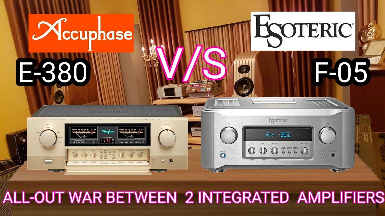 ACCUPHASE E-380 против ESOTERIC F-05, который является ПОБЕДИТЕЛЕМ высшего класса AB в Тотальной