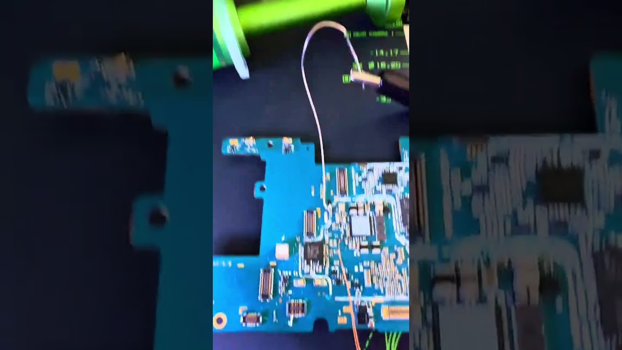 Reparación Samsung A23 no enciende después de cambiar la batería CPU dañado 