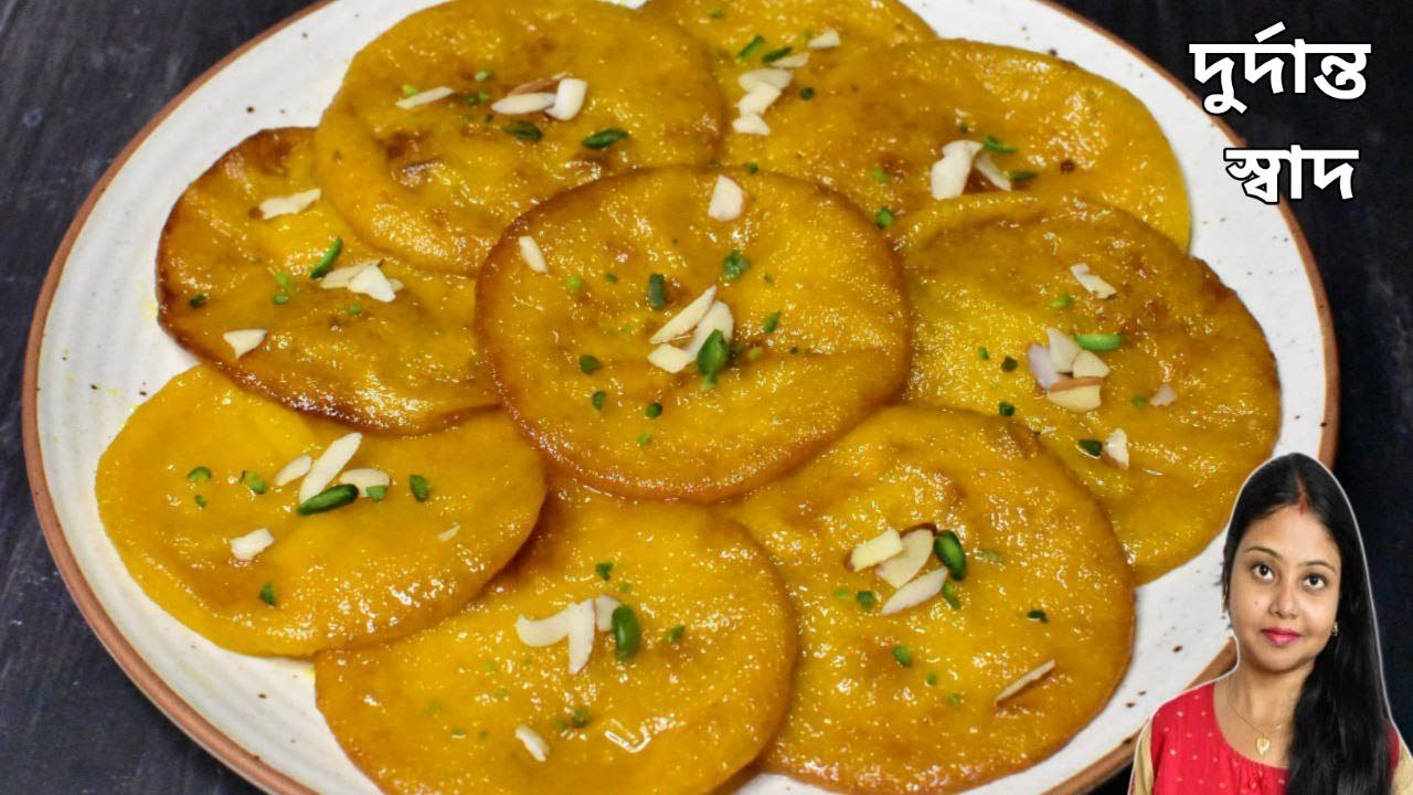 Mango Malpua Recipe-আমের মালপোয়া রেসিপি-Paka Amer Recipe-Easy Malpua Recipe In Bengali