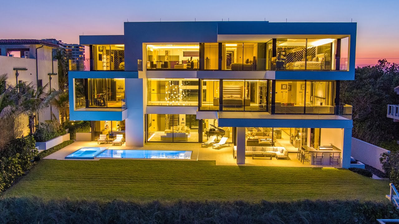 $35 Million Dollar Luxury Mansion Tour | Oceanfront Getaway | Highland Beach, Florida
