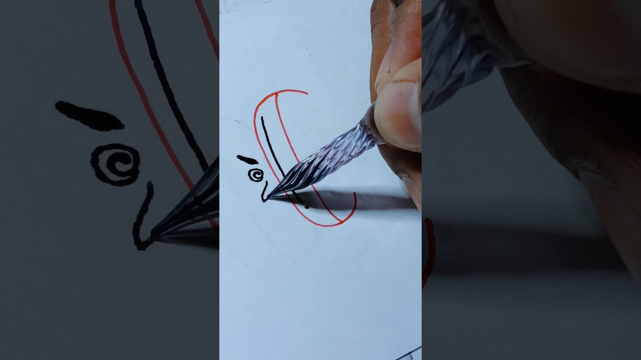 glass pen lettering word 