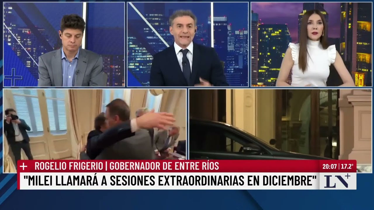 De qué se habló en la reunión de Milei con los gobernadores. El pase entre Cristina Pérez y Majul