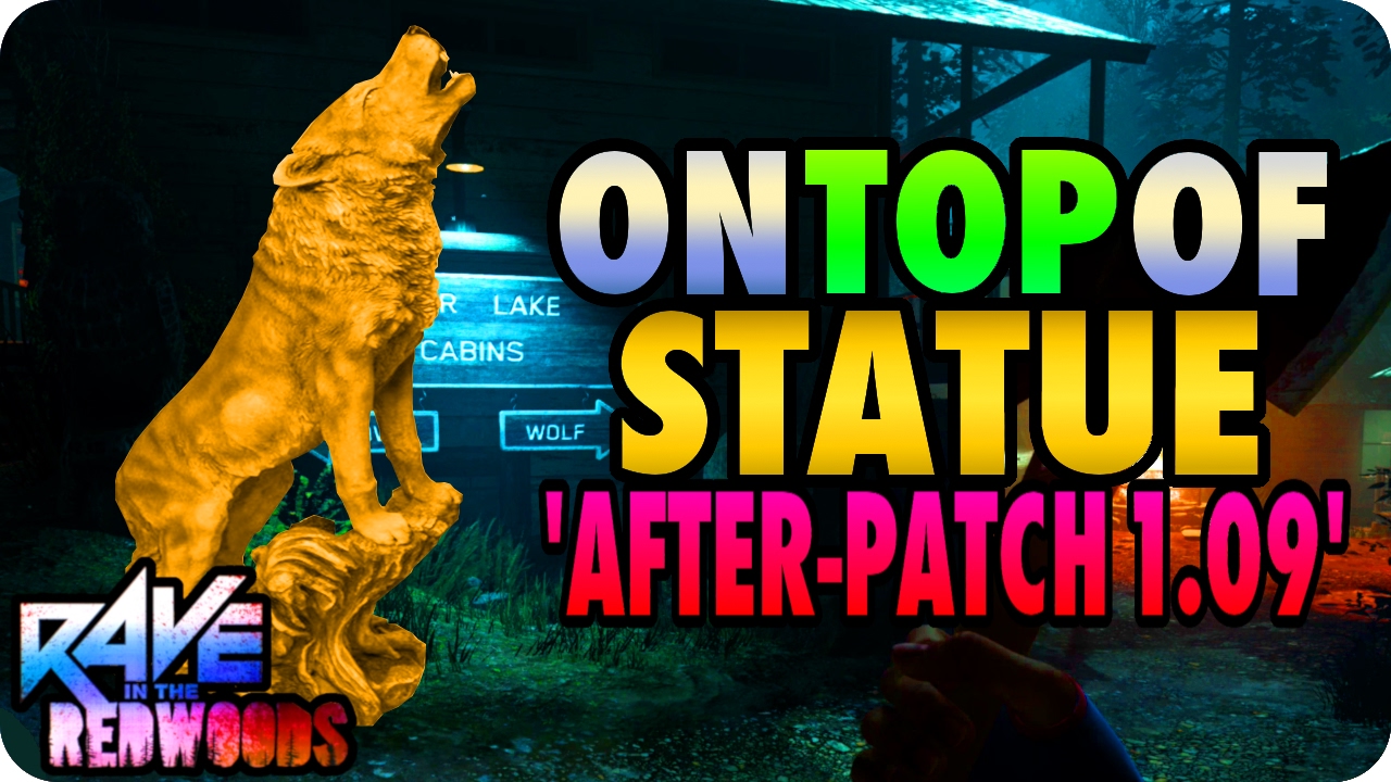 Rave In The Redwoods Glitches: On Top Of Statue 