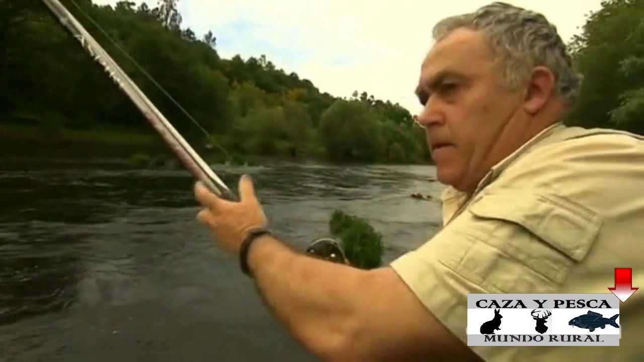 Pesca de Salmon. Campeonato de pesca de Salmon. Pesca de salmón en Galicia.