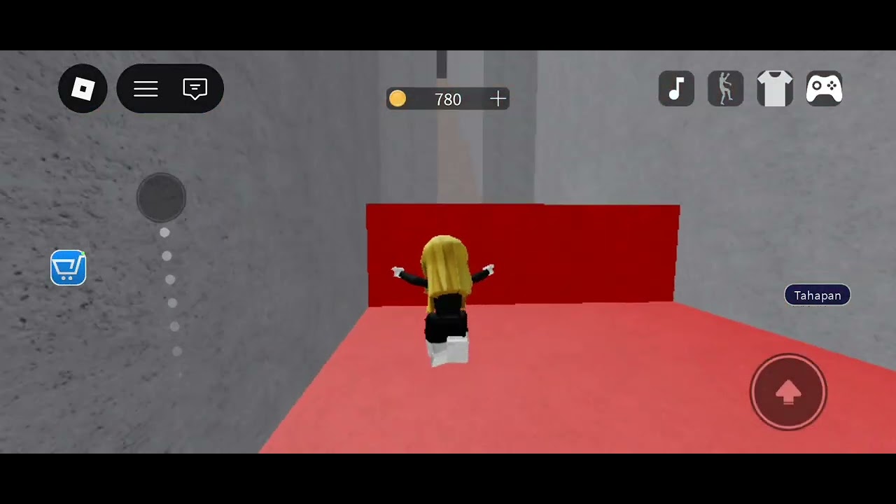 auni yt #1 [aku lari dari kepala botak] || lari dari running head Roblox Indonesia