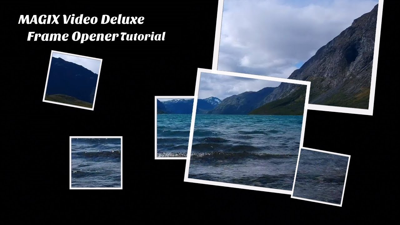 MAGIX Video Deluxe - Frame Opener Tutorial