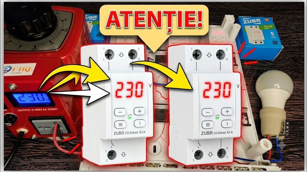 Setarile si conexiunile releului de protectie ZUBR D2