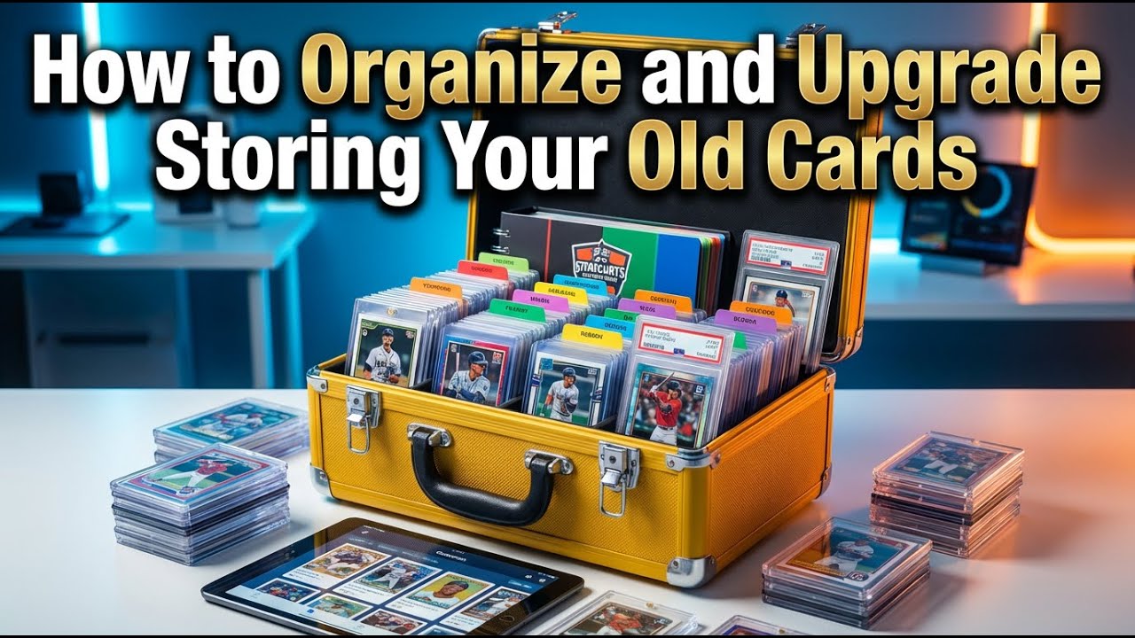 Opening My Childhood Card Collection | Reorganizing & Satisfying Storage Upgrade