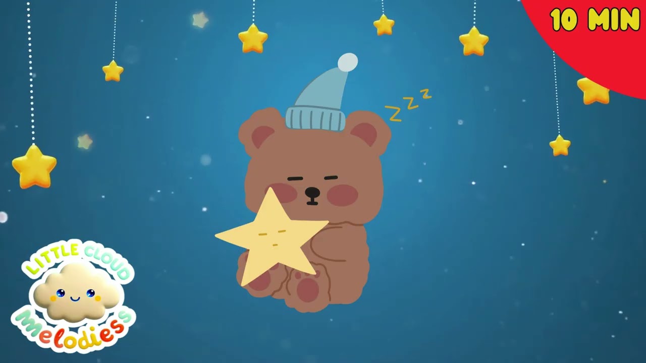 Soft Sleeping Music for Kids (10 Minutes) – Peaceful Night Sounds 😴