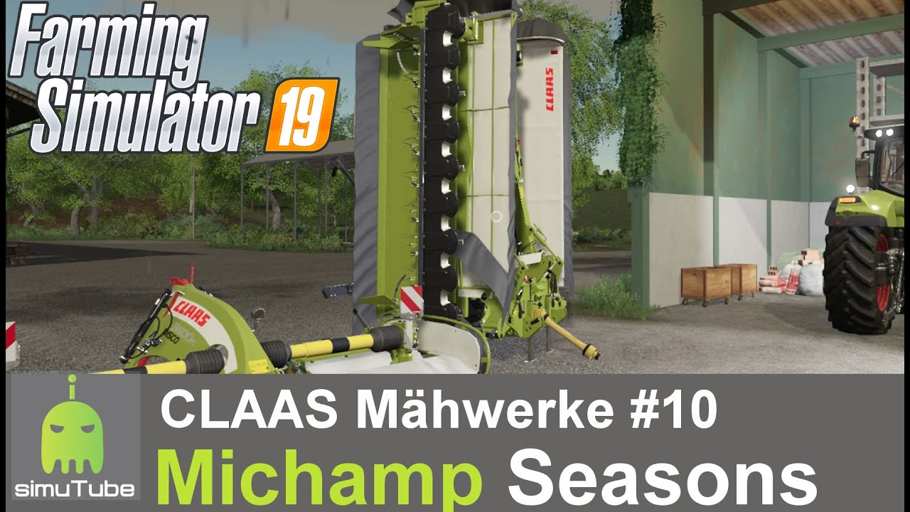 LS19 Michamp #10 Neue CLAAS Mähwerke Let´s Play German HD