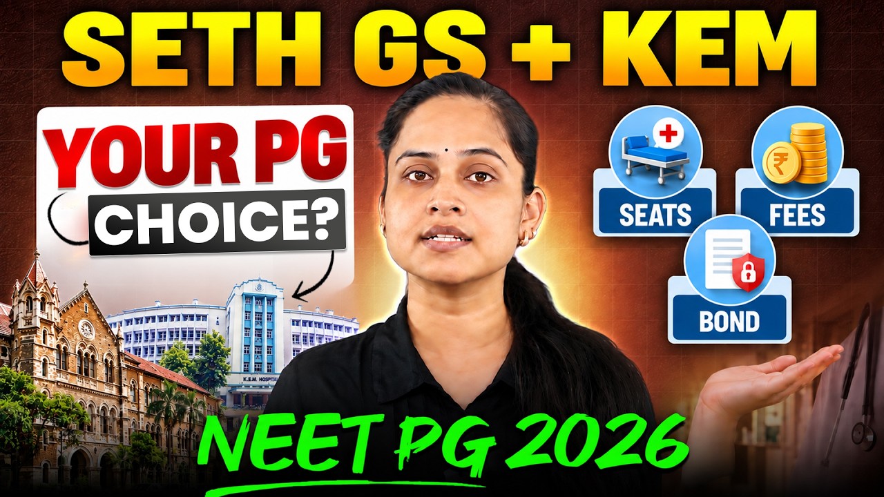 Seth GS Medical College & KEM Mumbai: MD/MS Seats, Fees & Bond | NEET PG 2026! #neet