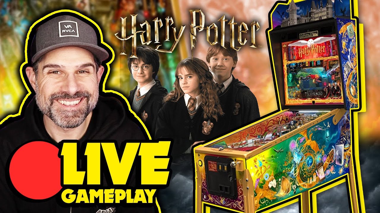 Harry Potter Pinball LIVE! JJP’s Newest Game in Action!