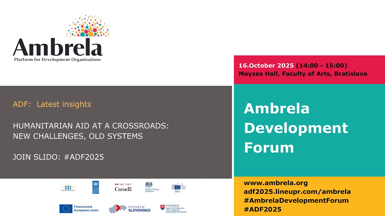 Ambrela Development Forum 2025: Humanitarian Aid at a Crossroads: New Challenges, Old Systems