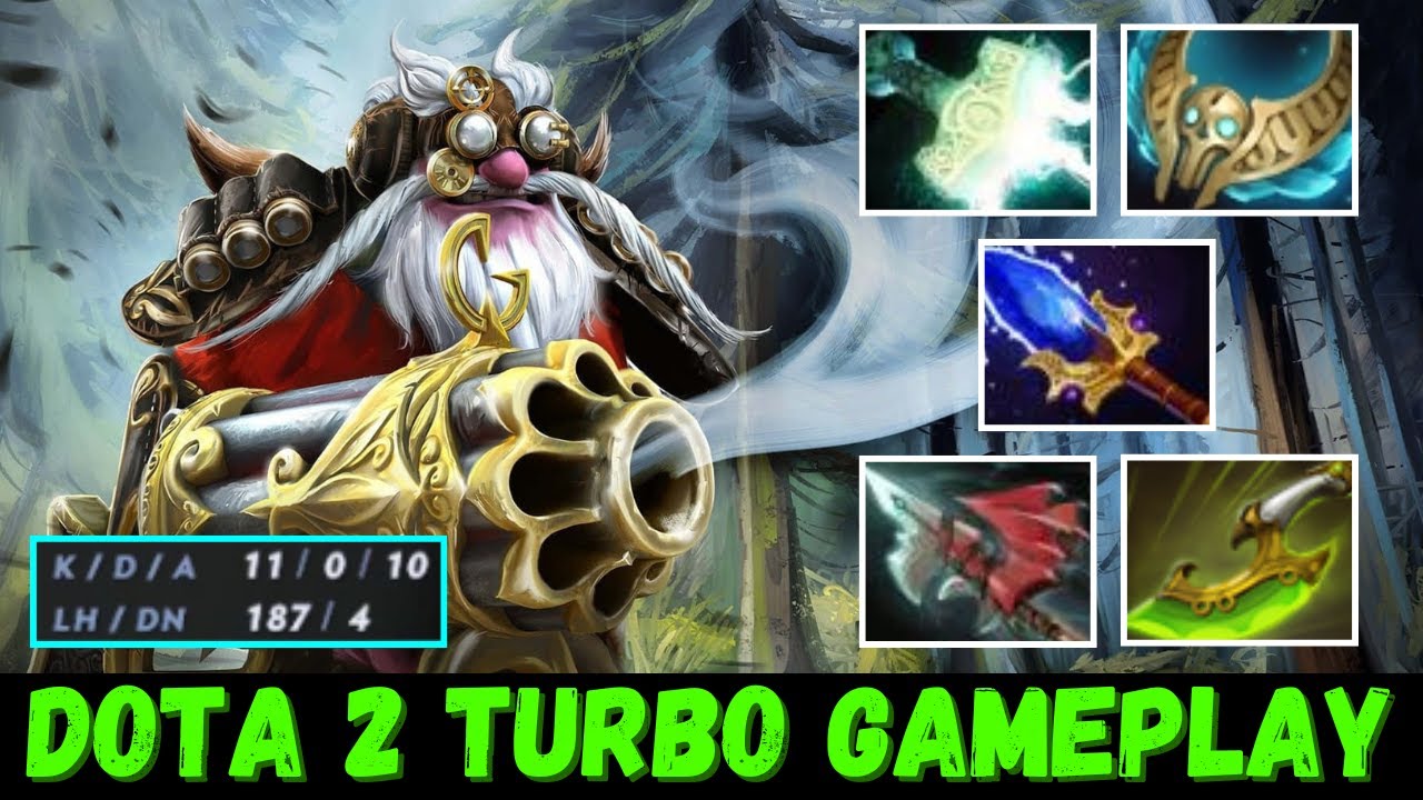 [Turbo Mode] Dota 2 Sniper Hard Carry Maximum Attack Speed & Damage