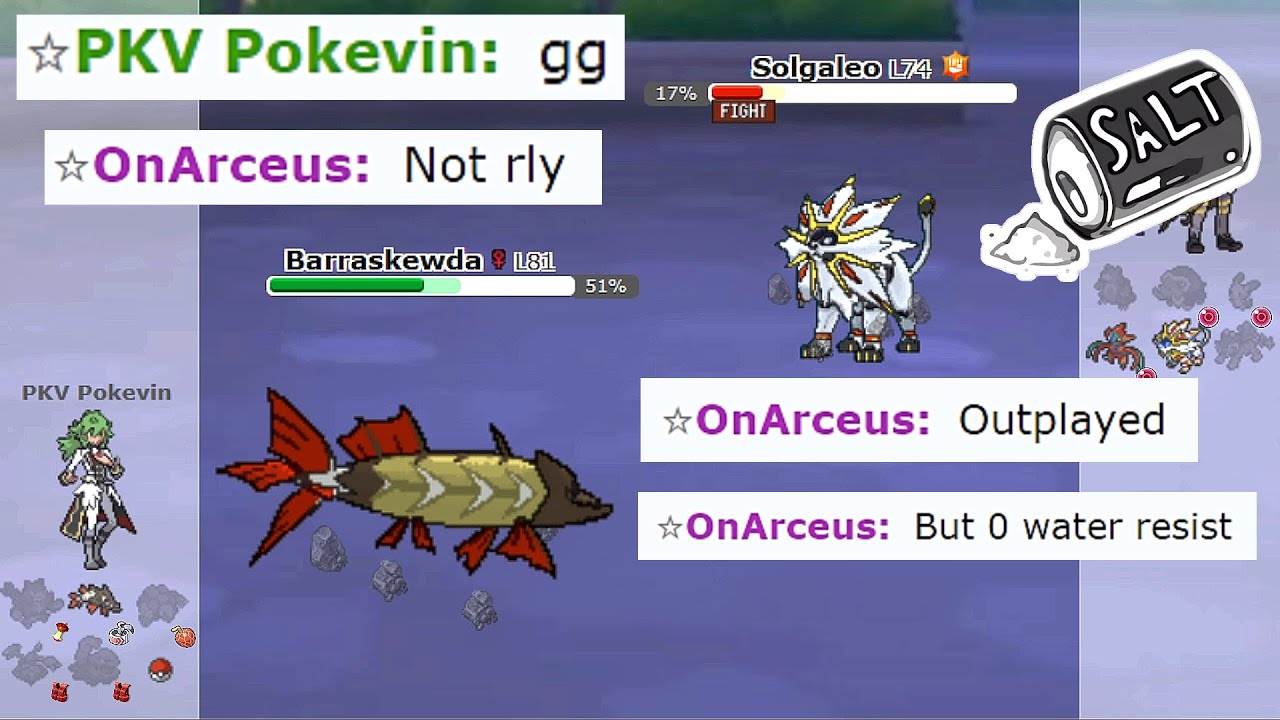 This Player Got Salty After Losing! (Pokemon Showdown Random Battles) (High Ladder)