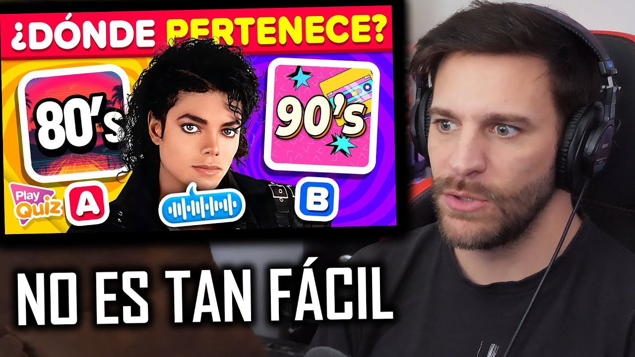 Adivina a qué década (y año) pertenece la canción (Edición 80s y 90s) | ShaunTrack