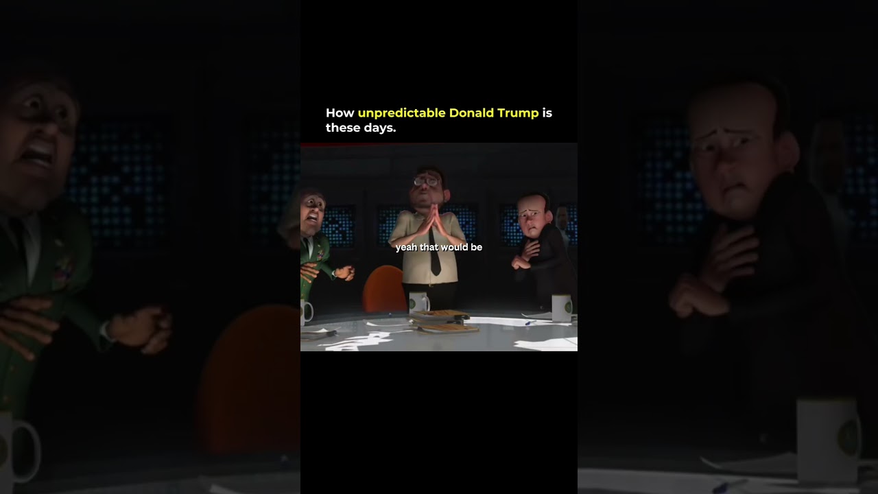 How unpredictable Donald Trump is these days.