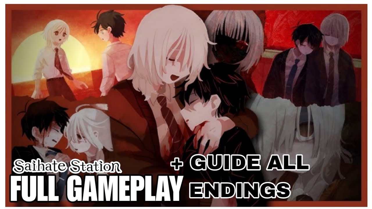Saihate Station Full Gameplay ( No Commentary ) + Guide All Endings A, B, C & Z | Visual Novel Game