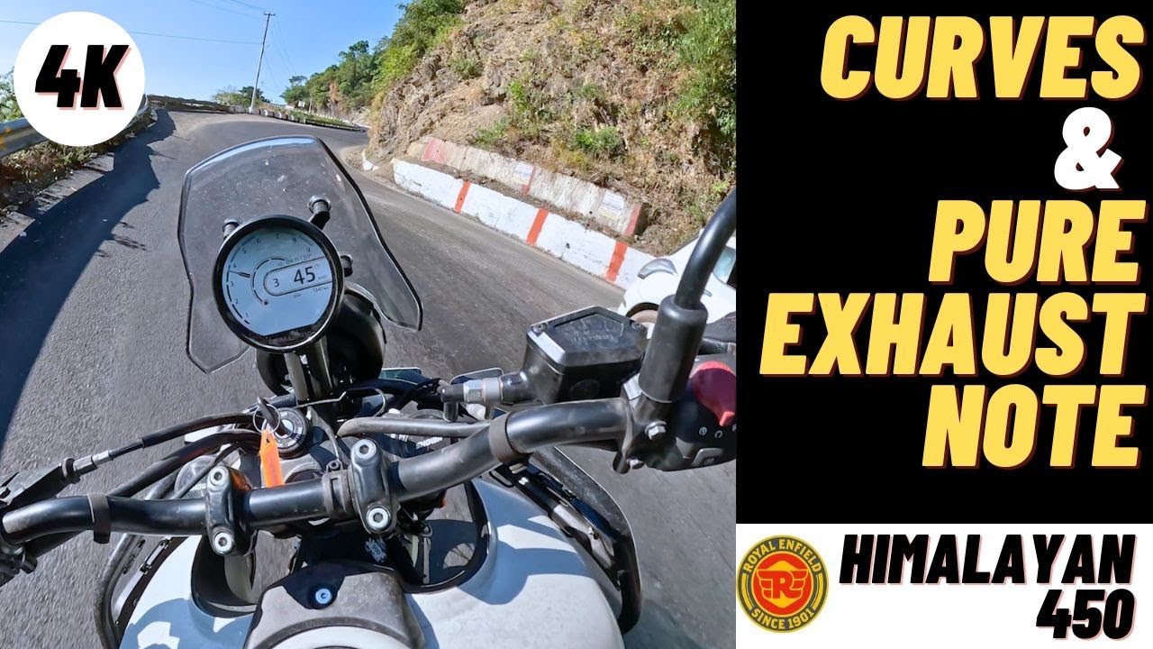 @royalenfield  Himalayan 450 takes on the Mountain Roads - Pure Exhaust Note