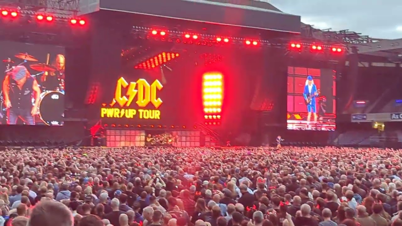 AC/DC Murryfield Stadium Edinburgh 21 August 2025
