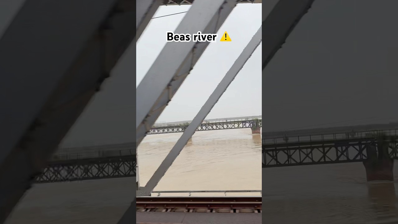 Beas river ⚠️#shorts #warning #punjab #waheguruji #amritsar #travel #train #wahegurumeharkare #viral