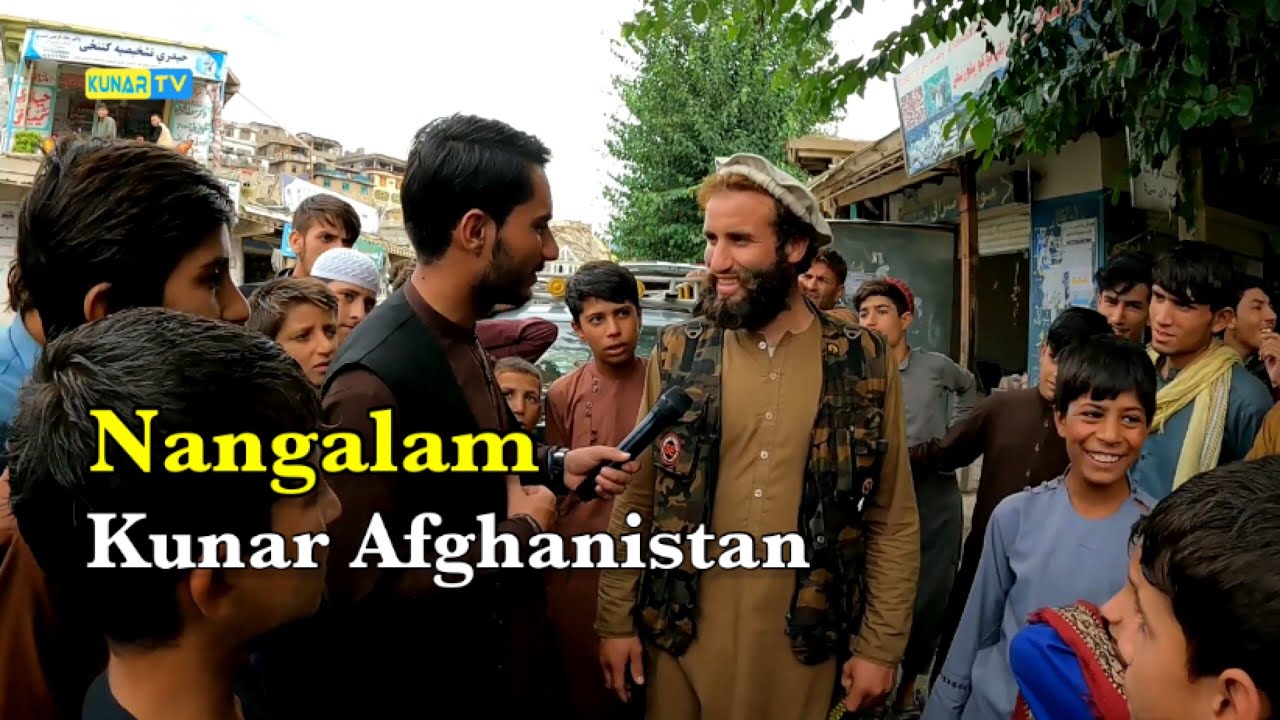 Nangalam kunar Afghanistan / ننګلام بازار کې خلکو  سره خبرې اترې ، كونړ افغانستان