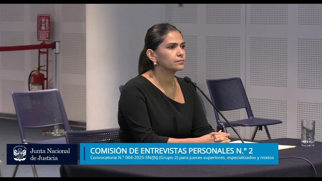 JNJ: Entrevista a  Lis Eliana  Reto de los Ríos | Convocatoria 004-2025-SN/JNJ