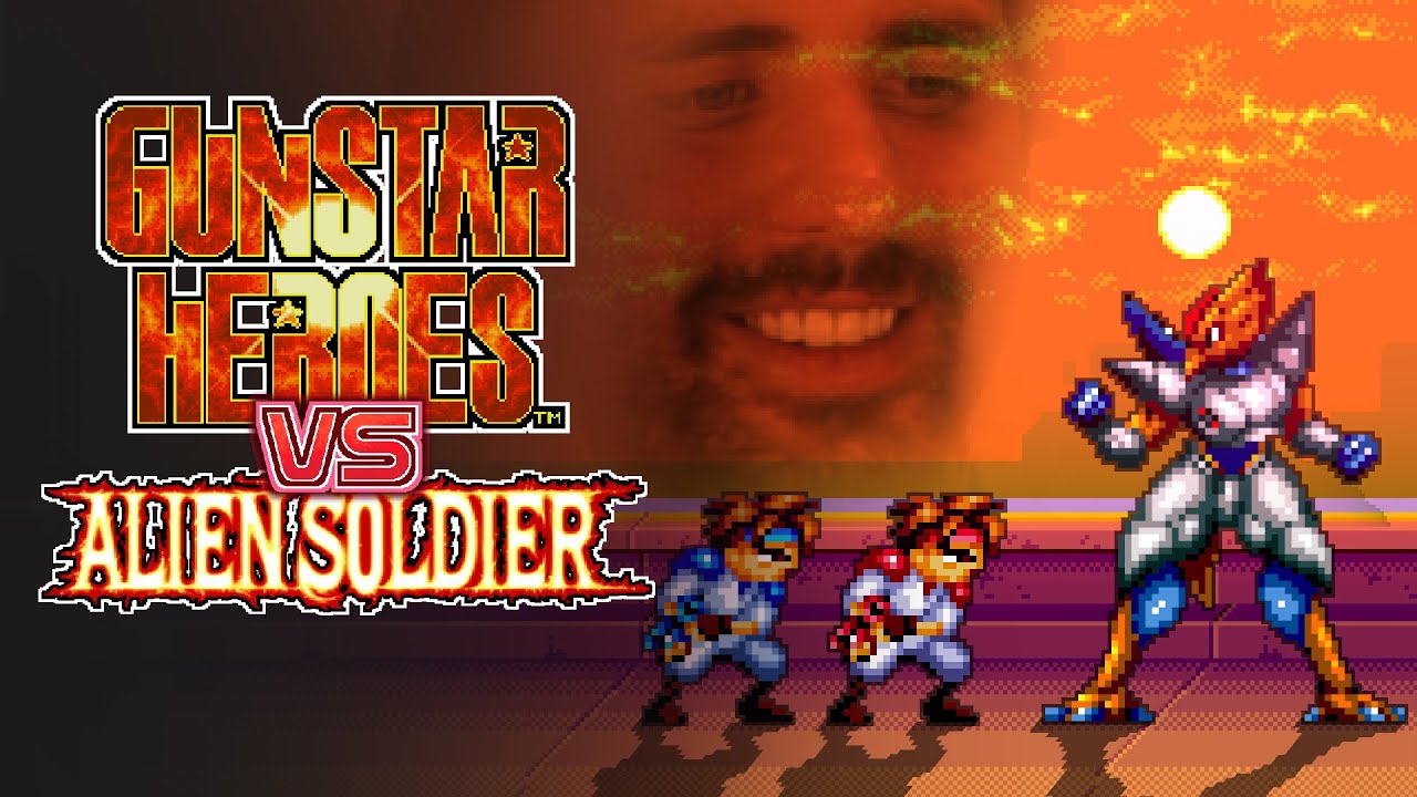 Gunstar Heroes против Alien Soldier! Битва Run N' Gun на Sega Genesis!
