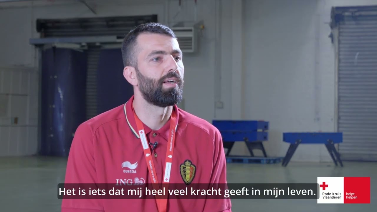 Ramazan en Obada, medewerkers opvangcentra Rode Kruis-Vlaanderen