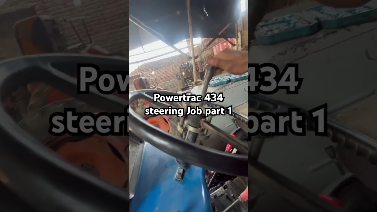 Powertrac 434 steering repairing job # #automobile #kubotaengine #automobile #farmtrac45