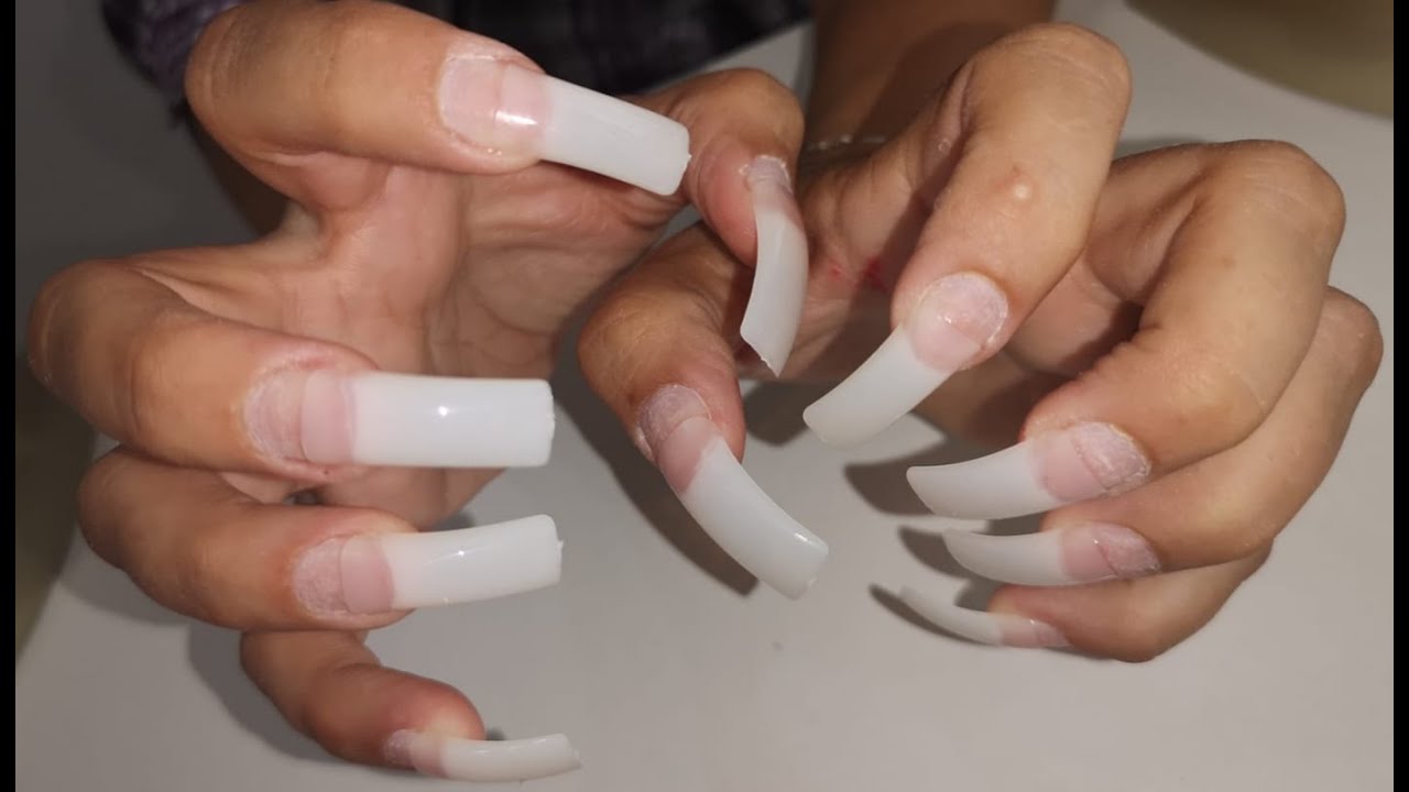 Aplicare TIPS Pas Cu Pas/ Cum Se Aplica Unghiile False Cu TIPS Si Gel.