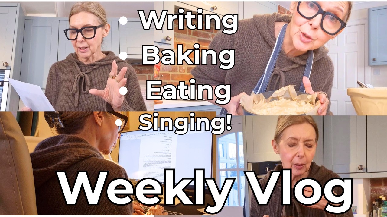 WRITING, BAKING, SINGING - AND REVIEWING WUTHERING HEIGHTS: VLOG OVER 50!