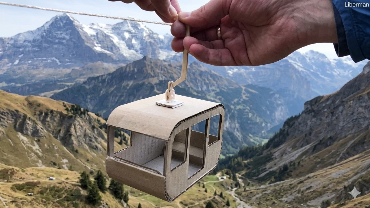 How to make CABLE CAR very simple