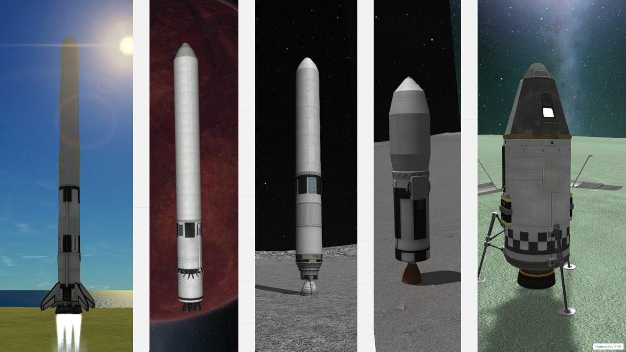 KSP but it's a rocket in a rocket in a rocket in a rocket in a rocket