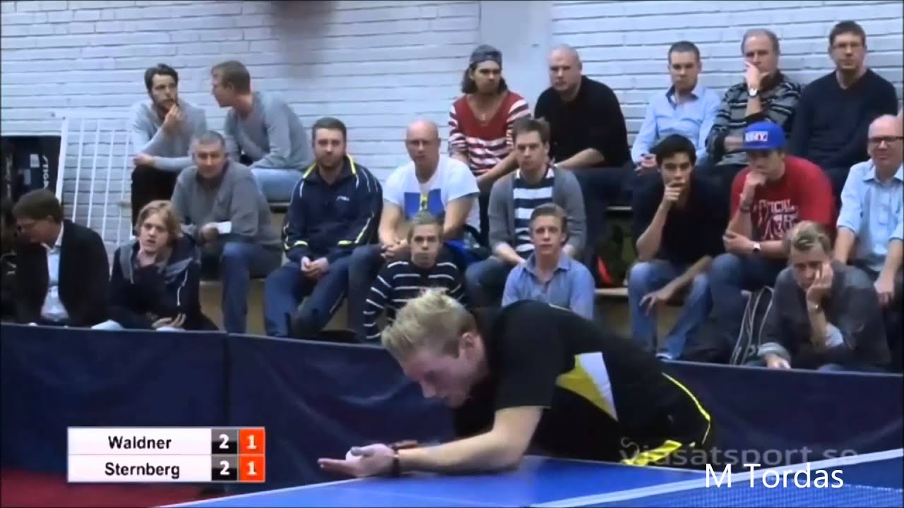Jan-Ove Waldner - Kasper Sternberg. Spårvägens BTK - Eslövs AI: swedish leaugue