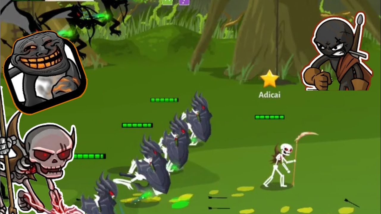 Exprimiendo la ira Stick War sagas 2V2 