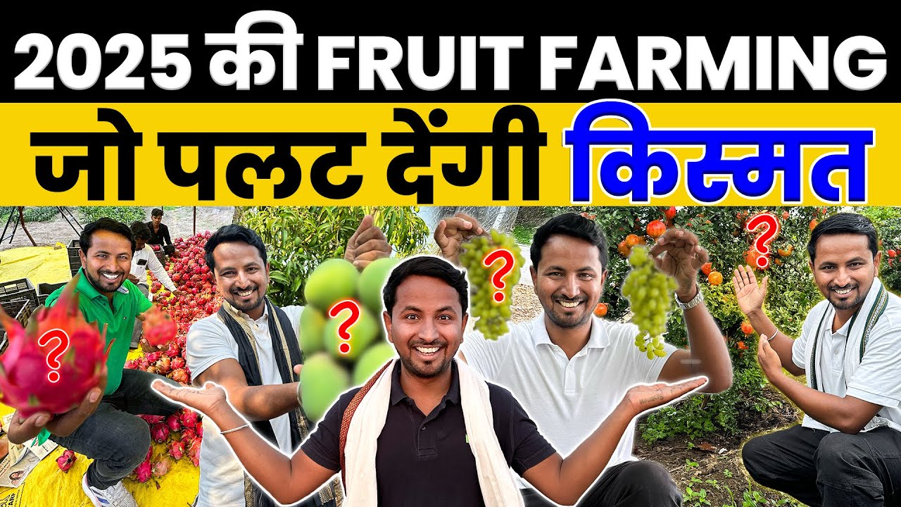 Fruit Farming का असली खेल🚀कमाई देख कर दिमाग फट जाएगा💥🤯 Top 5 Fruit Farming in 2025 | Indian Farmer