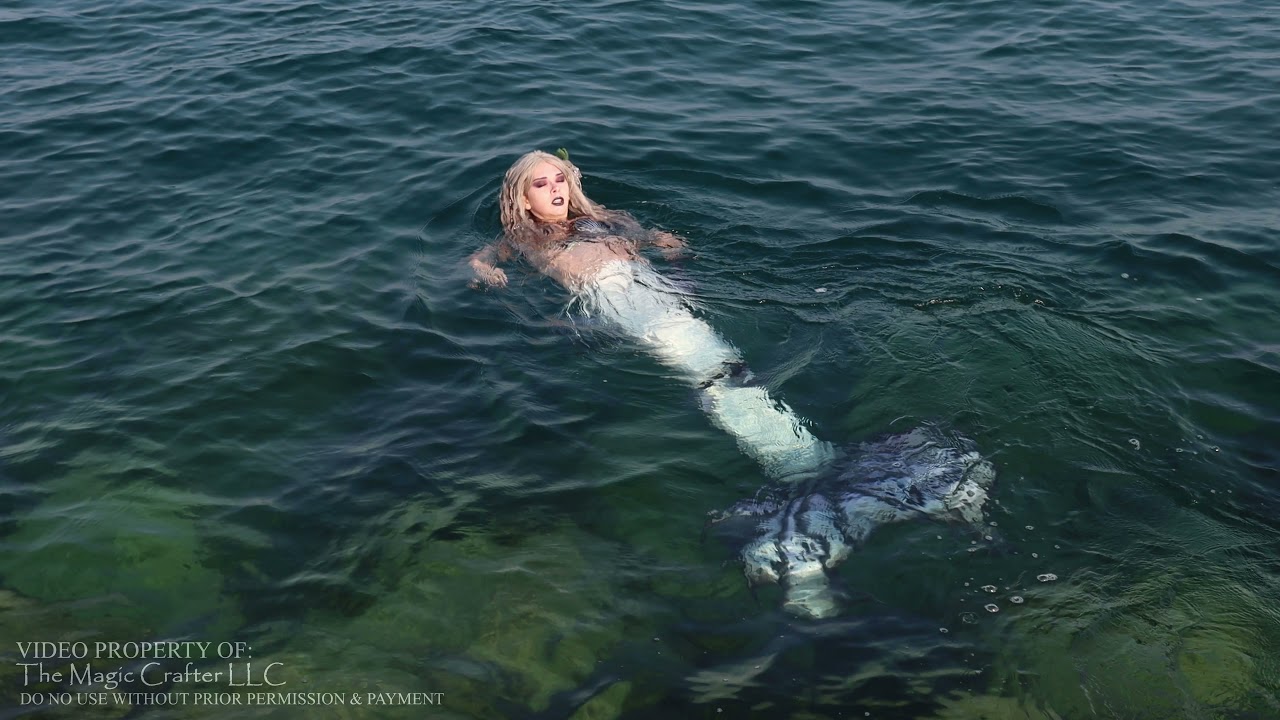 Raw Mermaid Video Footage (no music) - Filmed at Lake Michigan during summer 2021 (silicone tail)