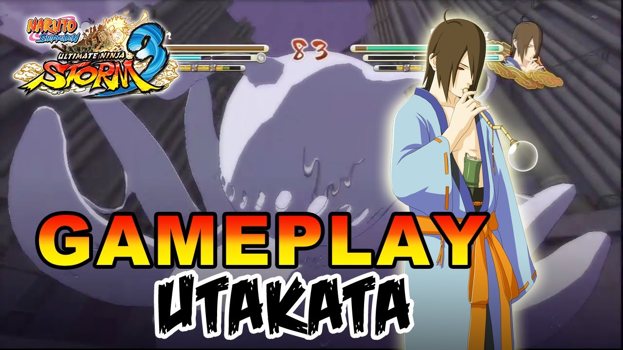 Naruto Shippuden Ultimate Ninja Storm 3 - X360 / PS3 - Utakata Gameplay