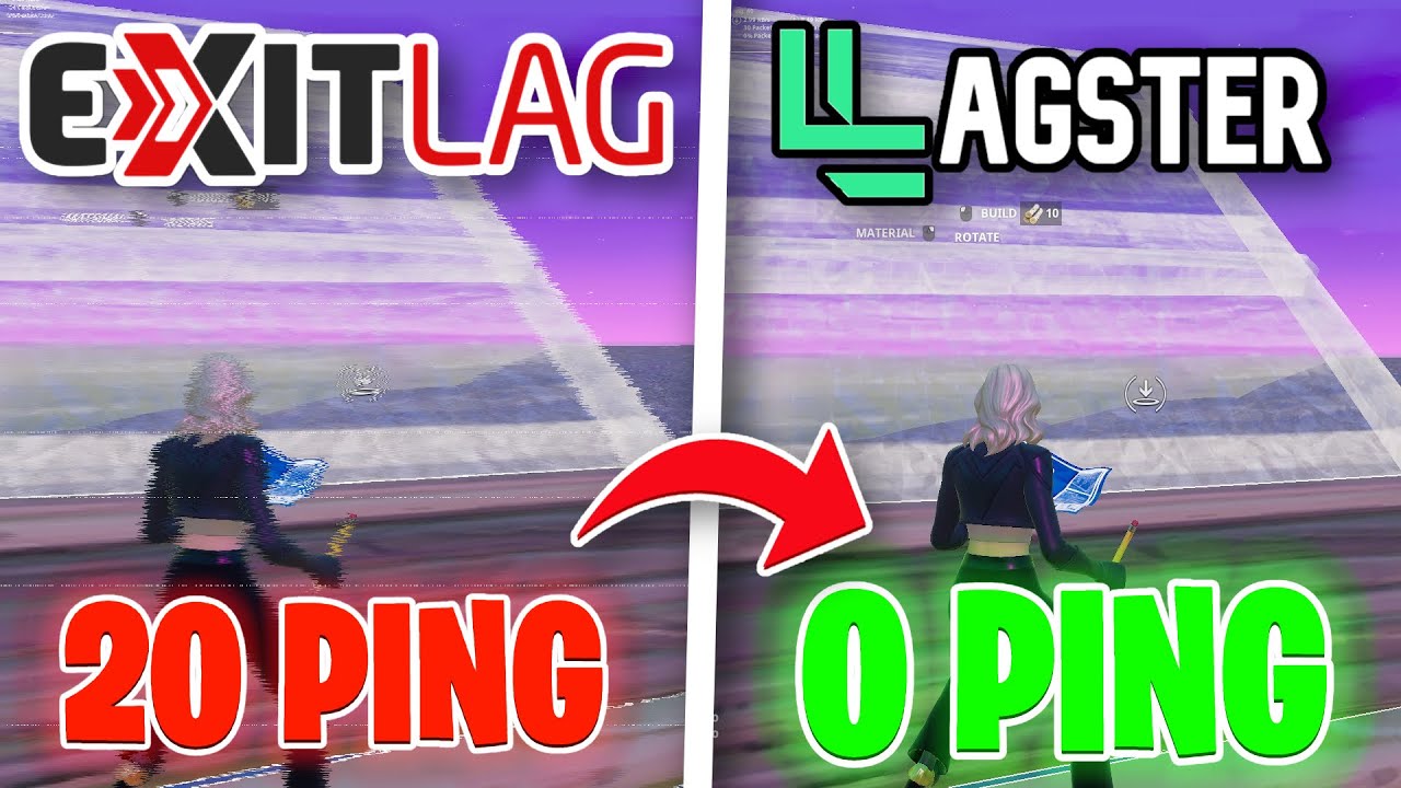 ExitLag против Lagster протестировано в Fortnite!