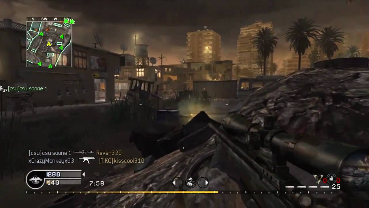 CoD4: TDM On Bog (27-2) (R700 / RPD)