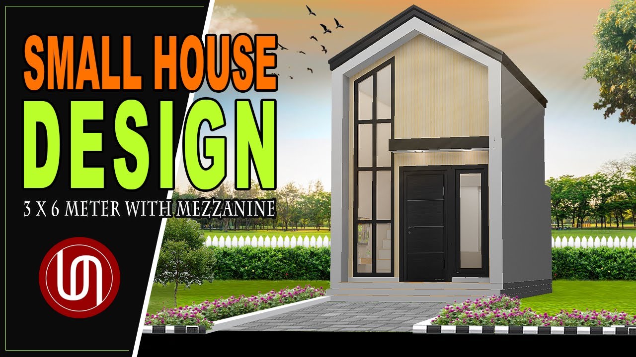 Small house 3x6 meter with mezzanine, minimalist house 3x6 meter with mezzanine