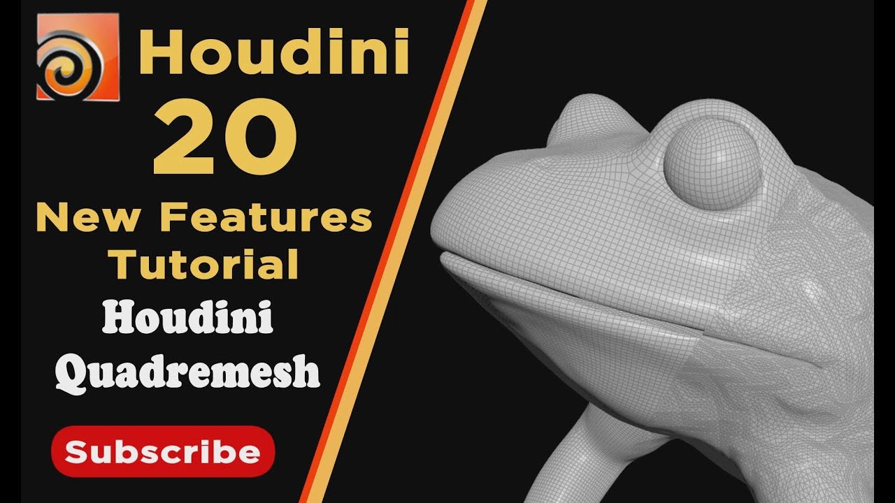 Houdini 20 Quadremesh / Houdini 20 Remesh / Houdini 20 New Features