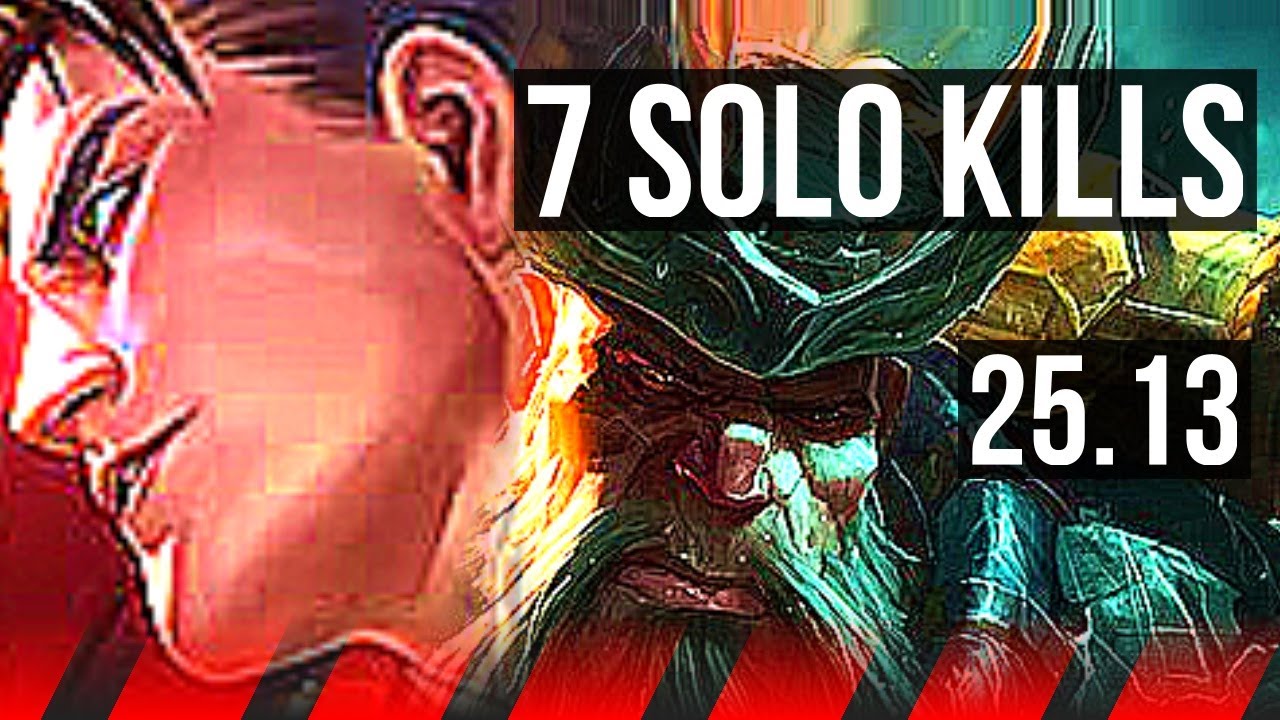 GAREN vs GANGPLANK (TOP) | 7 solo kills, 12/3/11, Godlike | NA Master | 25.13