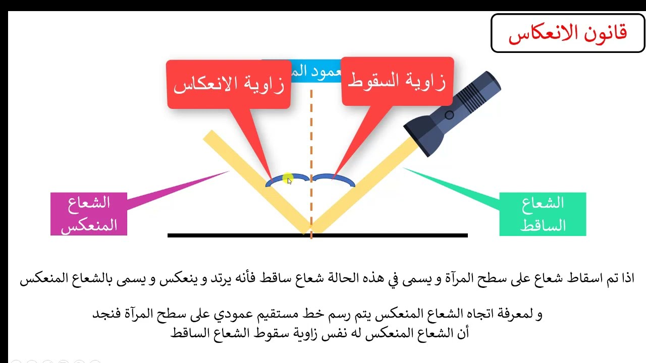 كيف تتكون الانعكاسات |علوم الصف الثامن |قناة المعلم المبدع