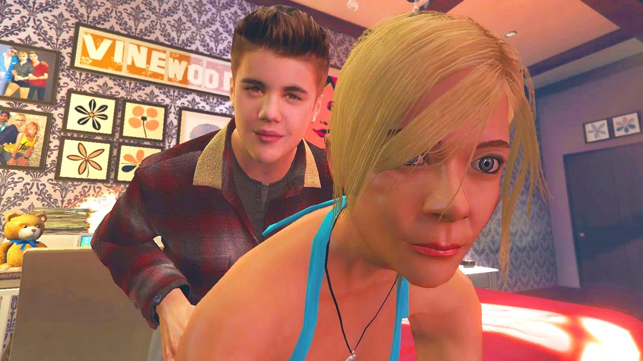 JUSTIN BIEBER GETS A GIRLFRIEND IN GTA 5 (Gta 5 Girlfriend Mod)