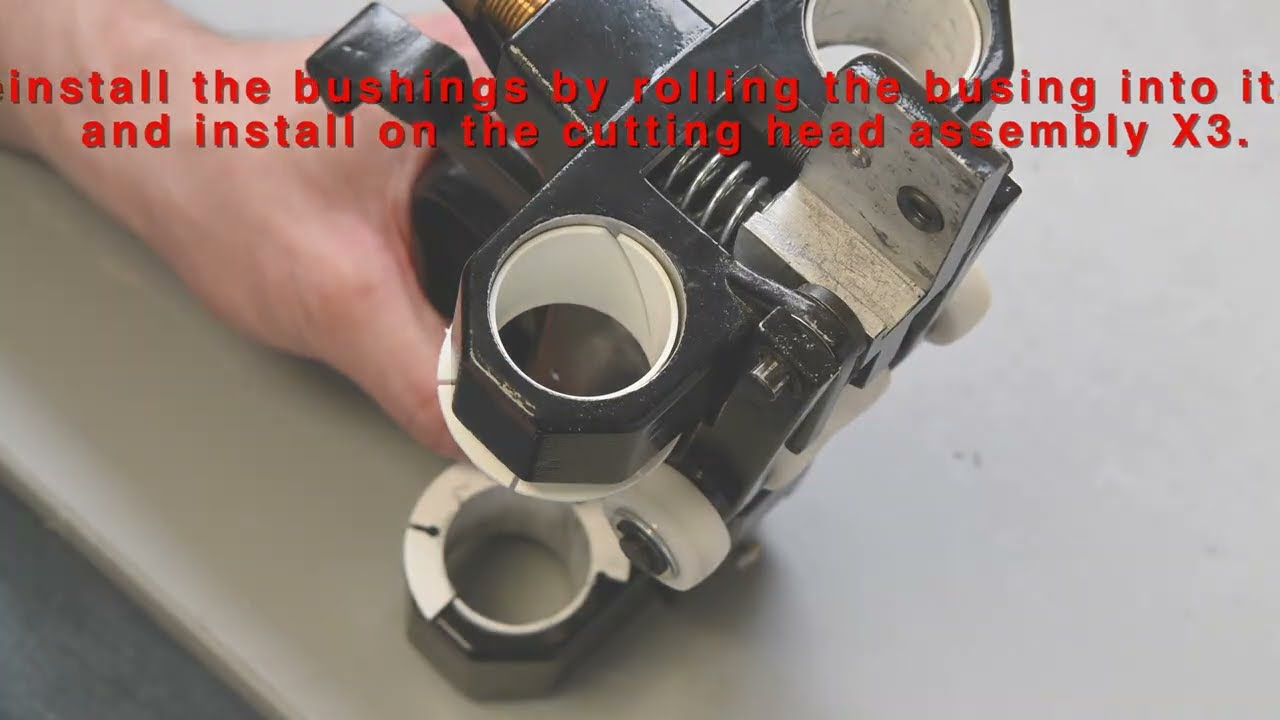 Fletcher 3000 and 3100 - Wall Machines - Field Repair Instructions - Cutting Head Assembly